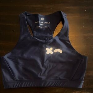 RUMBLE navy Sports Bra